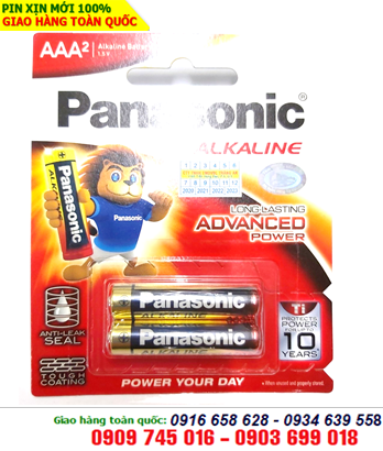 Panasonic LR03T/2B, Pin AAA Panasonic LR03T/2B Alkaline 1.5V chính hãng Panasonic Made in Thailand